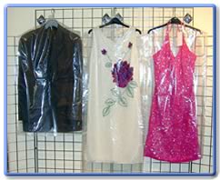 Clear garment covers